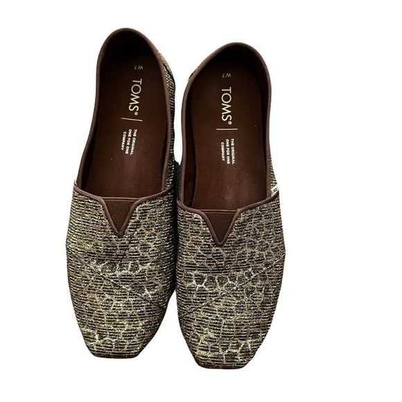 Toms Leopard Print Flats - Picture 2 of 8